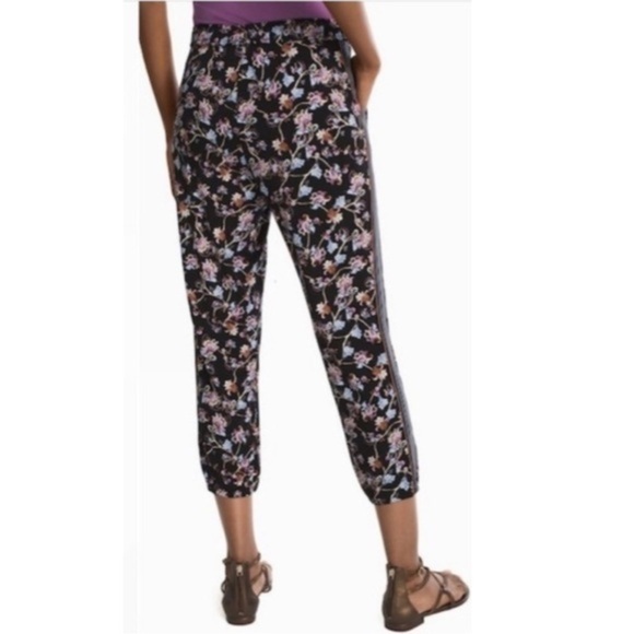 White House Black Market Floral Joggers - Picture 3 of 8